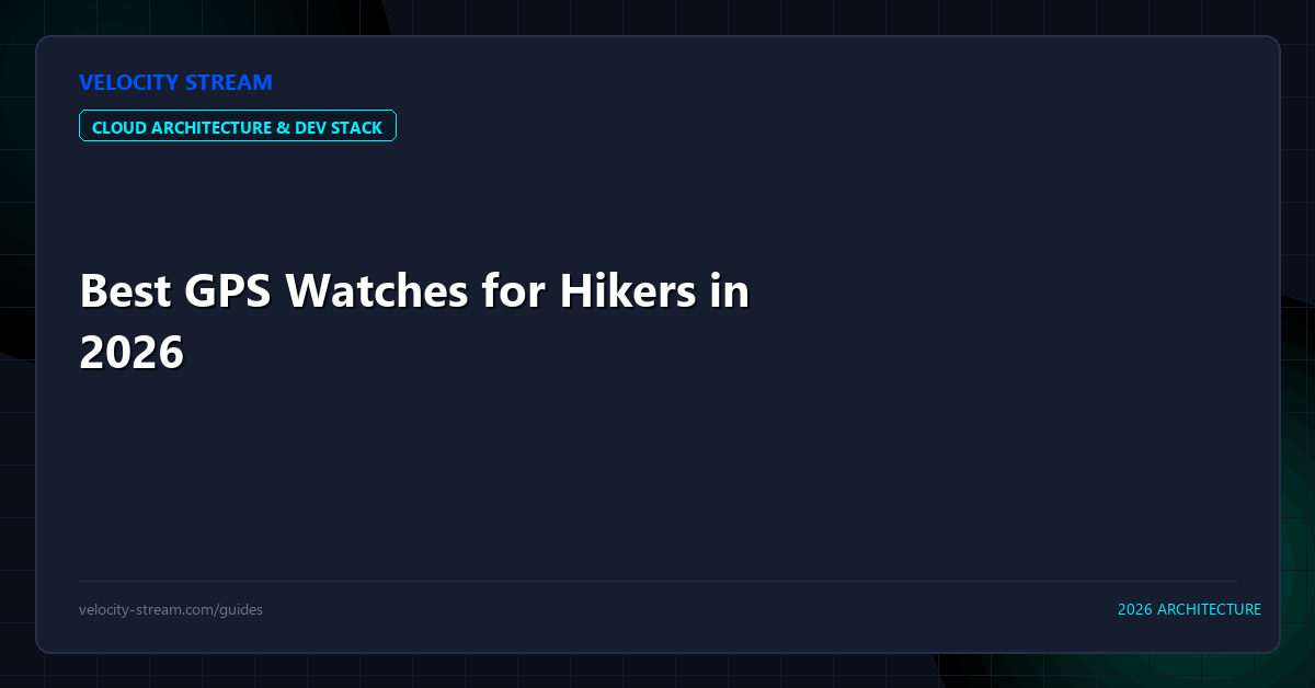 Best GPS Watches for Hikers in 2026
