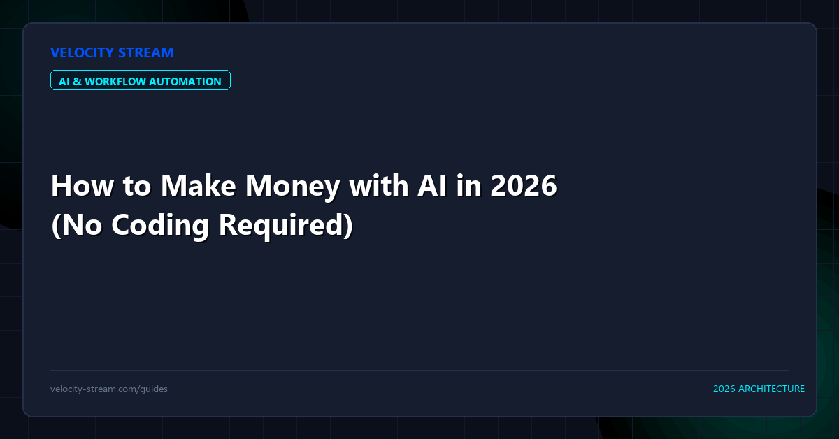 How to Make Money with AI in 2026 (No Coding Required)
